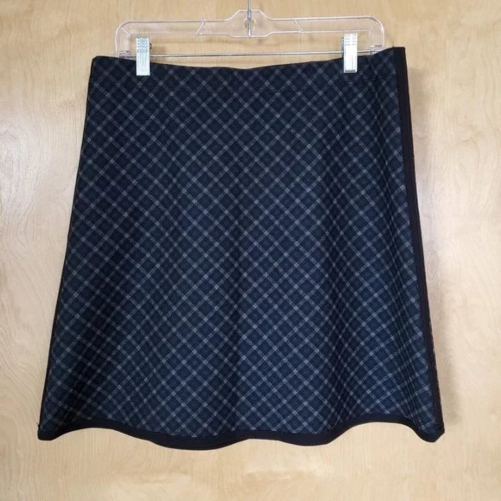 Max Studio A-line Skirt Plaid Size Large
